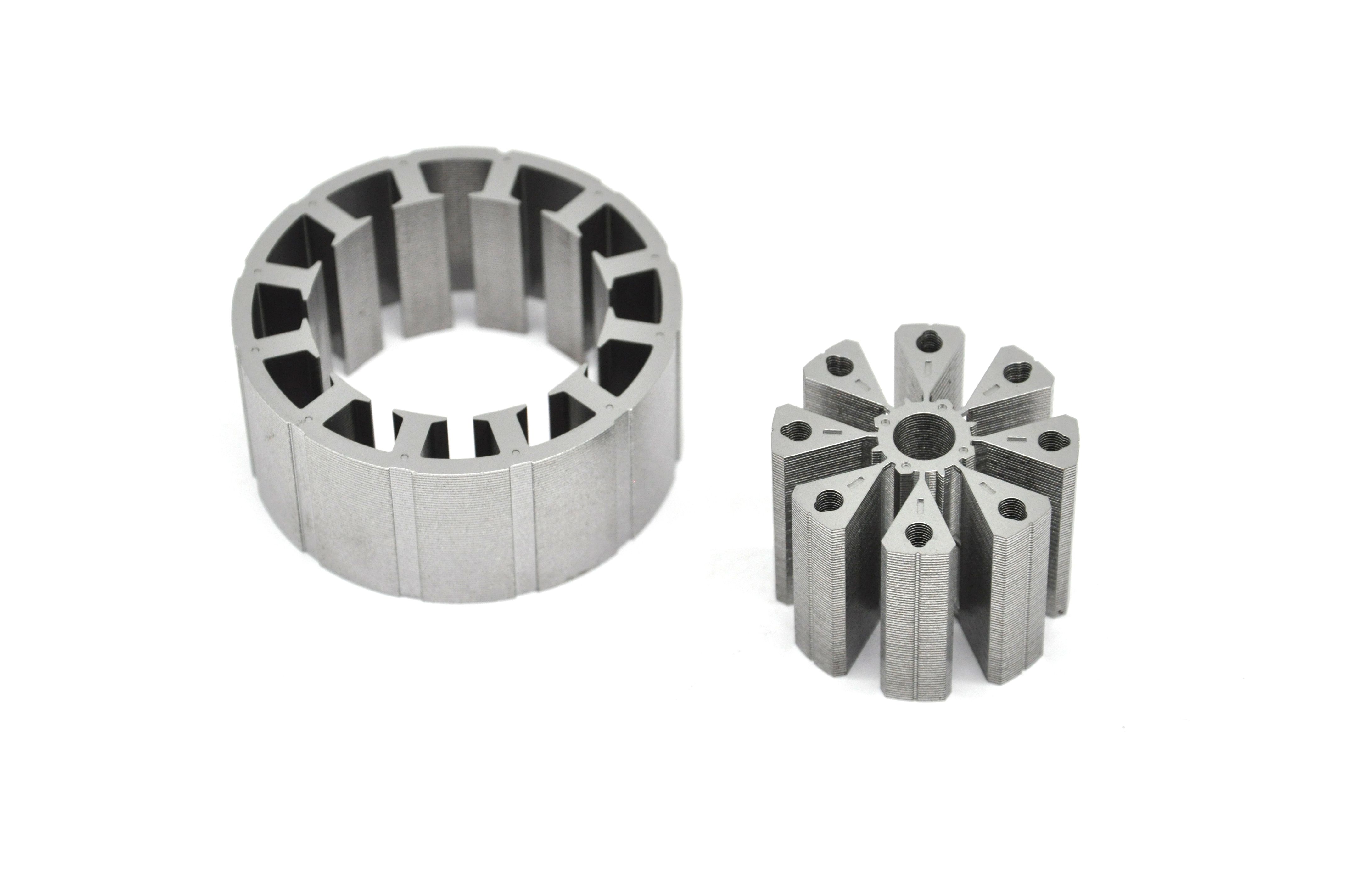 Customized iron core for automotive oil pump motor