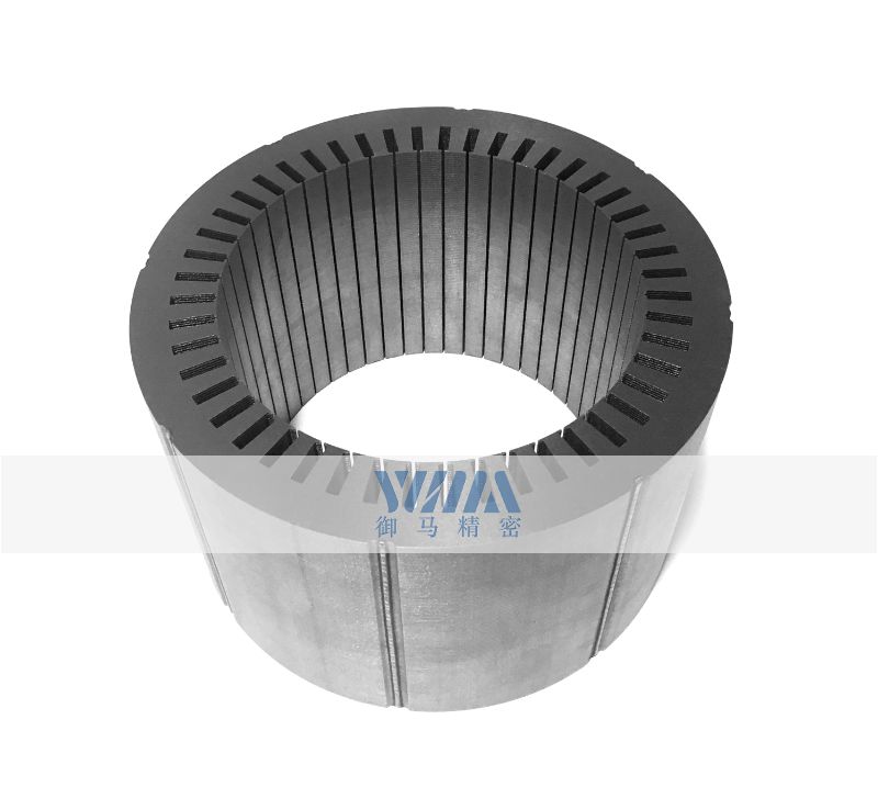 Welded motor core