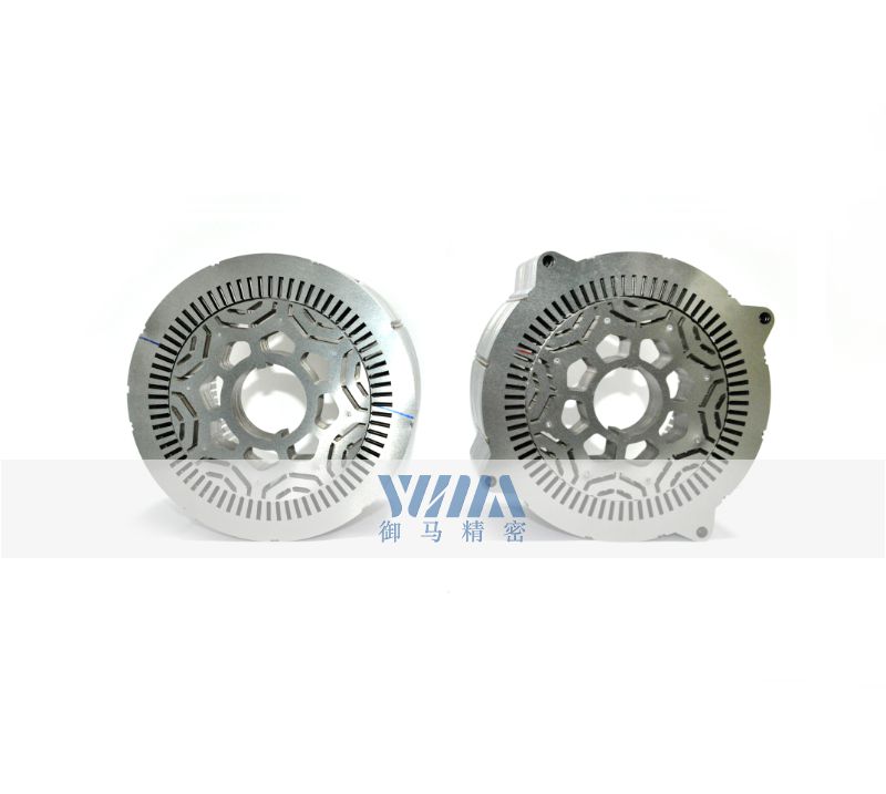 Welded motor core