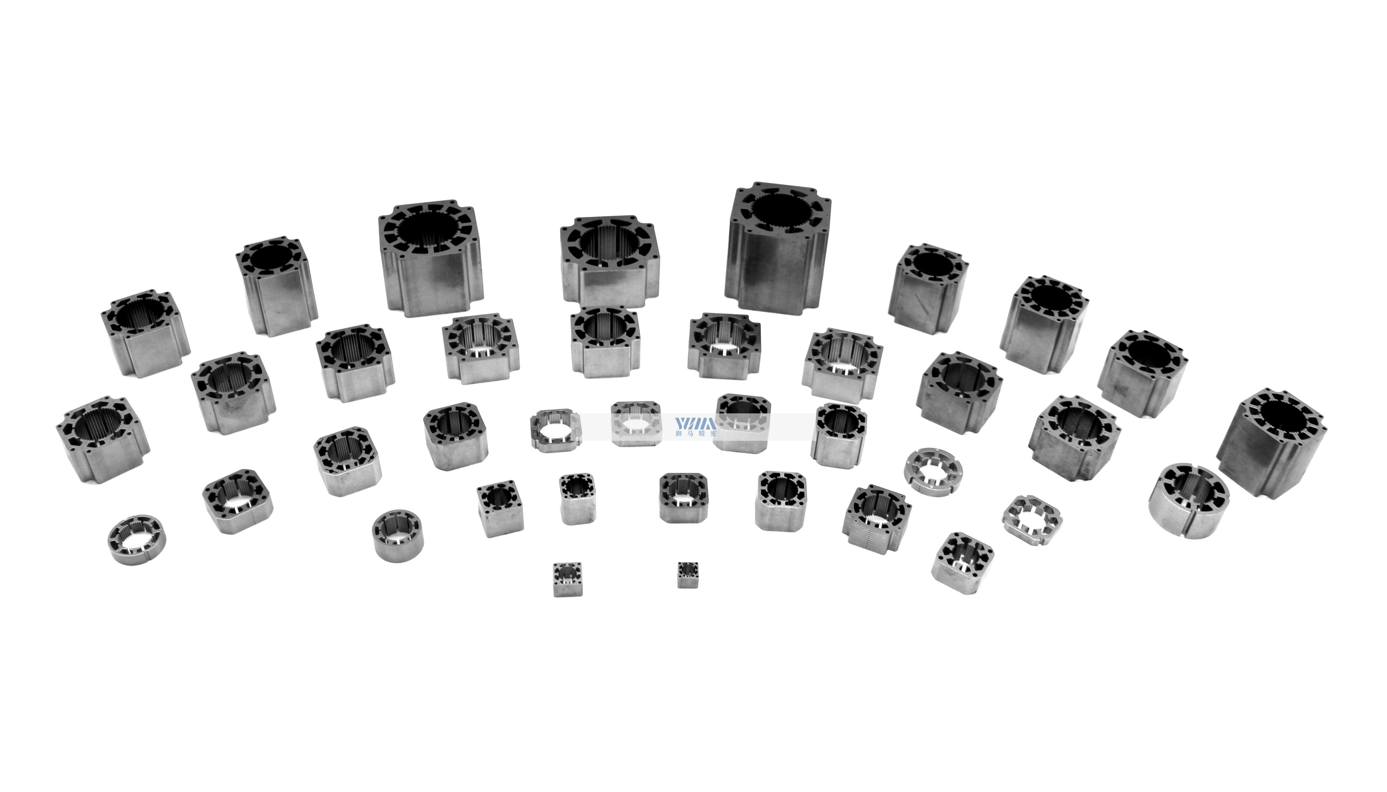 Stepper motor stator and rotor core